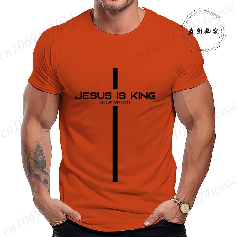 Jesus Is King T-Shirt – Unisex Christian Graphic Streetwear Tee