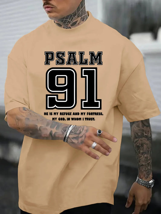 Men’s Psalm 91 Christian T-Shirt