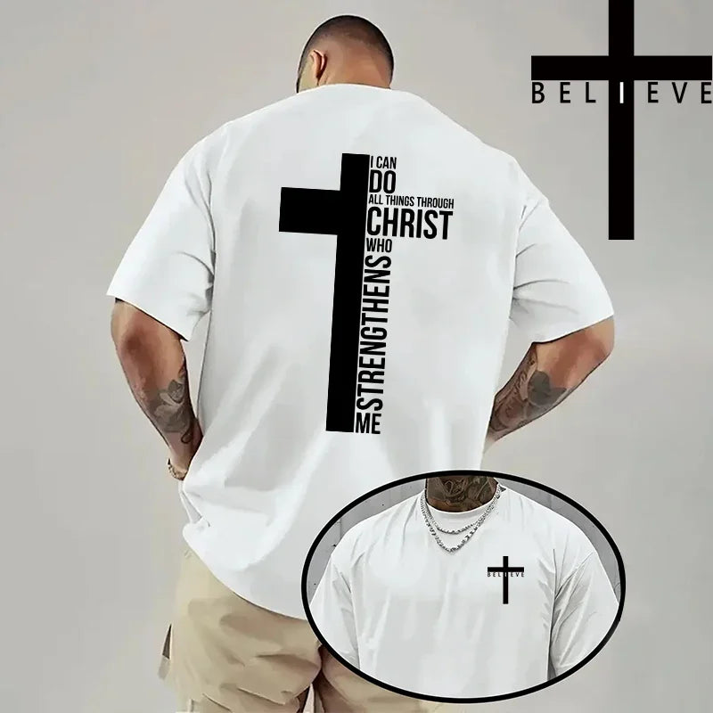 Jesus Cross Cotton T-Shirt